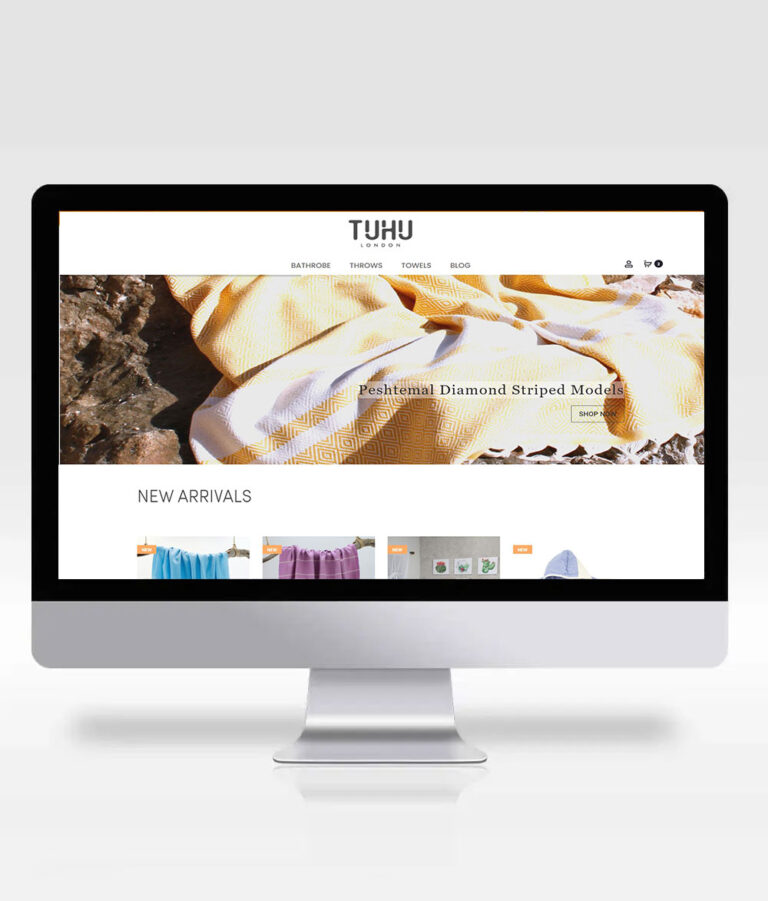 Tuhu e-Ticaret Website Tasarımı